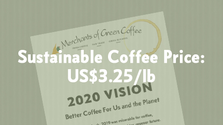 Feature Image showing that the current sustainable coffee price is a minimum of US$3.25/lb.